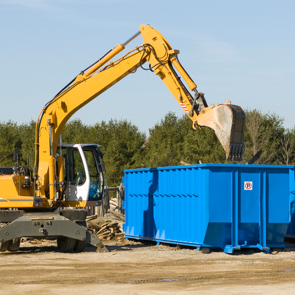 can i choose the location where the residential dumpster will be placed in Lake George